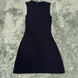 Skims Soft Lounge V-Neck Tank Minidress